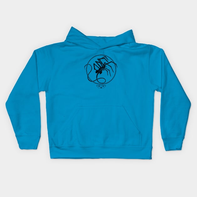 Facehugger Kids Hoodie by TenkenNoKaiten